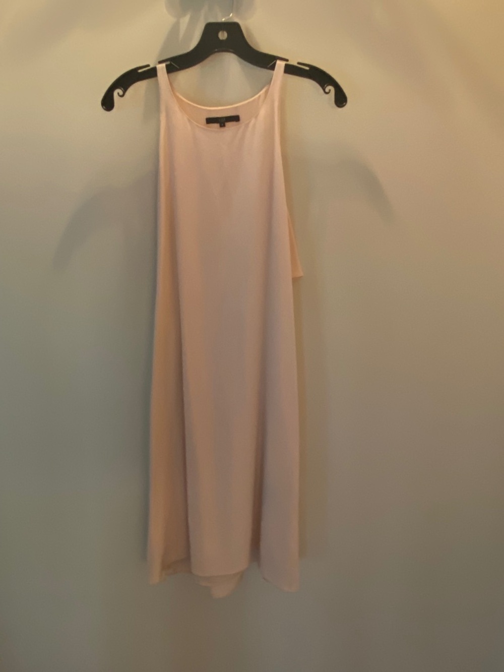 Gorgeous Tibi Peach Silk Sheath, size 4.